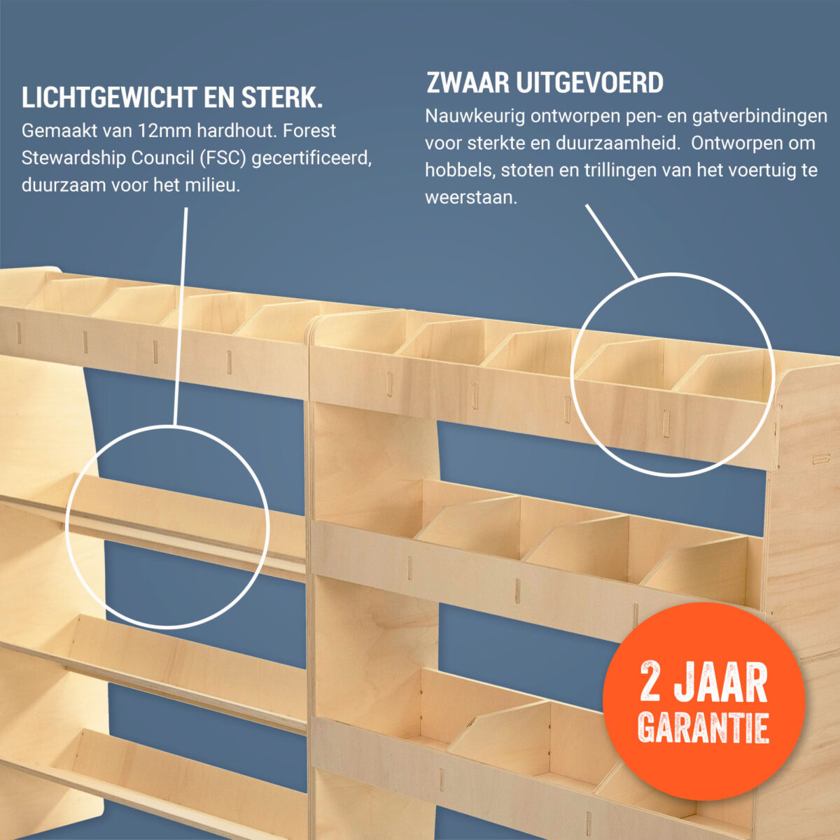 Étagère utilitaire pour Volkswagen Transporter T5 L1, 2003-15 Étagère rangement pour boîte à outils et arrière – Image 9