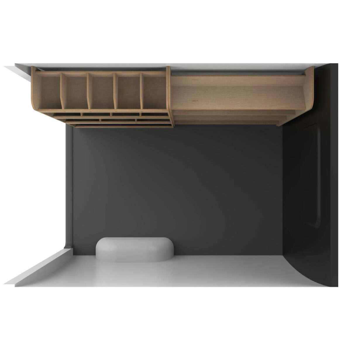 Étagère utilitaire pour Renault Trafic L1, 2015+ Étagère rangement pour boîte à outils et arrière – Image 11