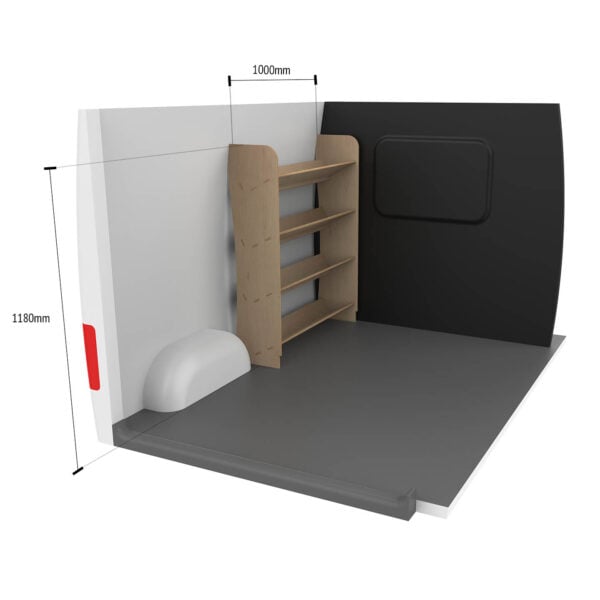 Étagère utilitaire pour Renault Trafic L1 et L2, 2015+ Étagère rangement pour boîte à outils – Image 10