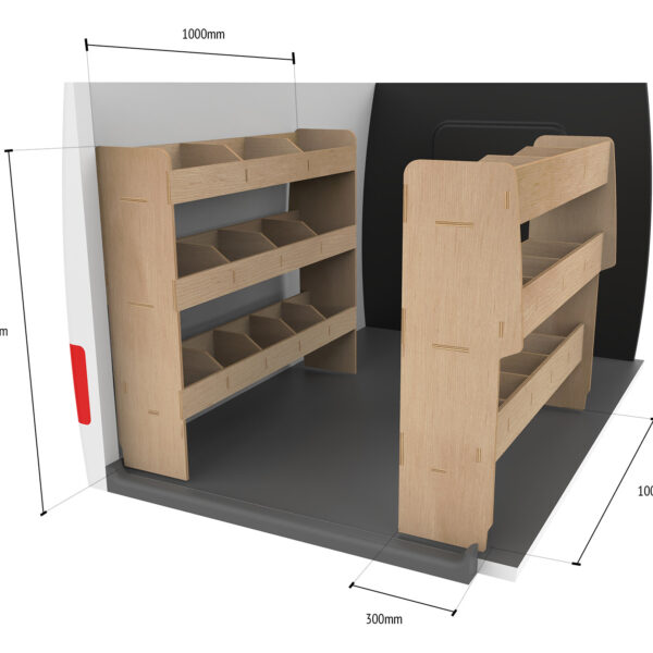 Étagère utilitaire pour Citroen Berlingo L2 (XL) 2019+ Étagères rangements arrière doubles – Image 7