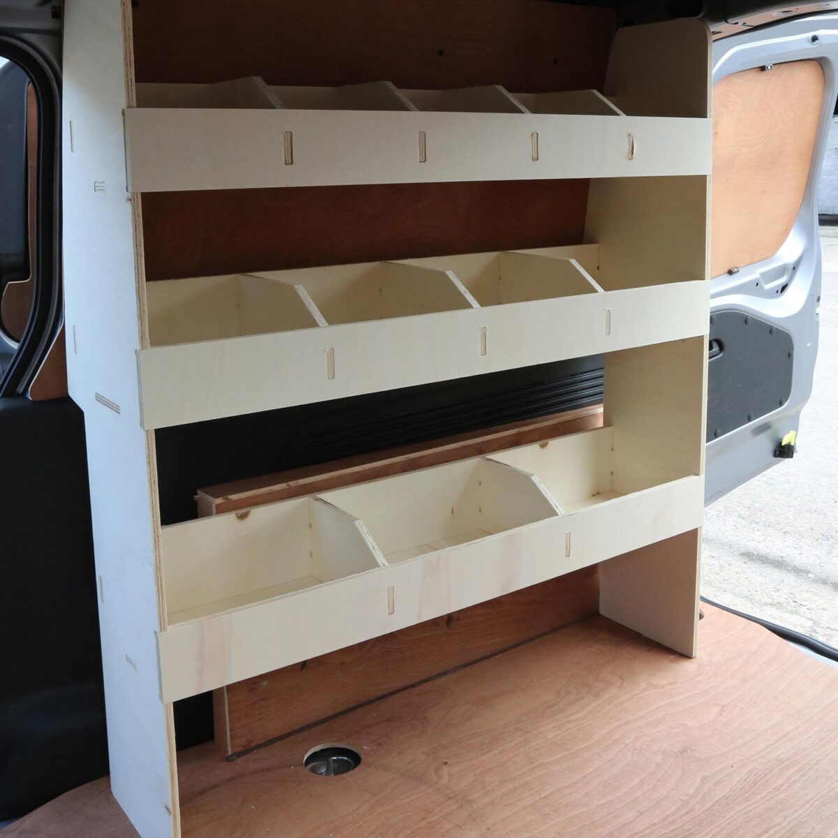 Étagère utilitaire pour Citroen Berlingo L2 (XL) 2019+ Étagère rangement arrière côté passager du fourgon – Image 2