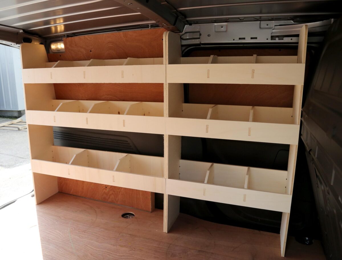Étagère utilitaire pour Opel Combo L2, 2019+ Étagères rangements intégrales côté conducteur du fourgon – Image 2