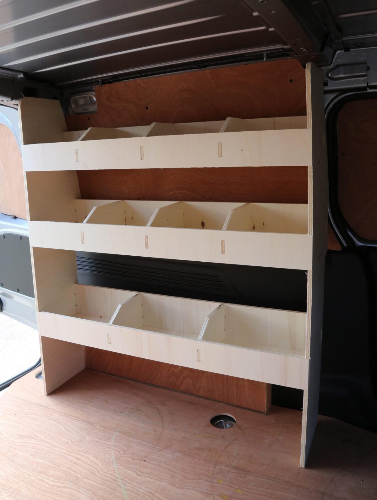 Étagère utilitaire pour Opel Combo L2, 2019+ Étagère rangement arrière côté conducteur du fourgon – Image 4