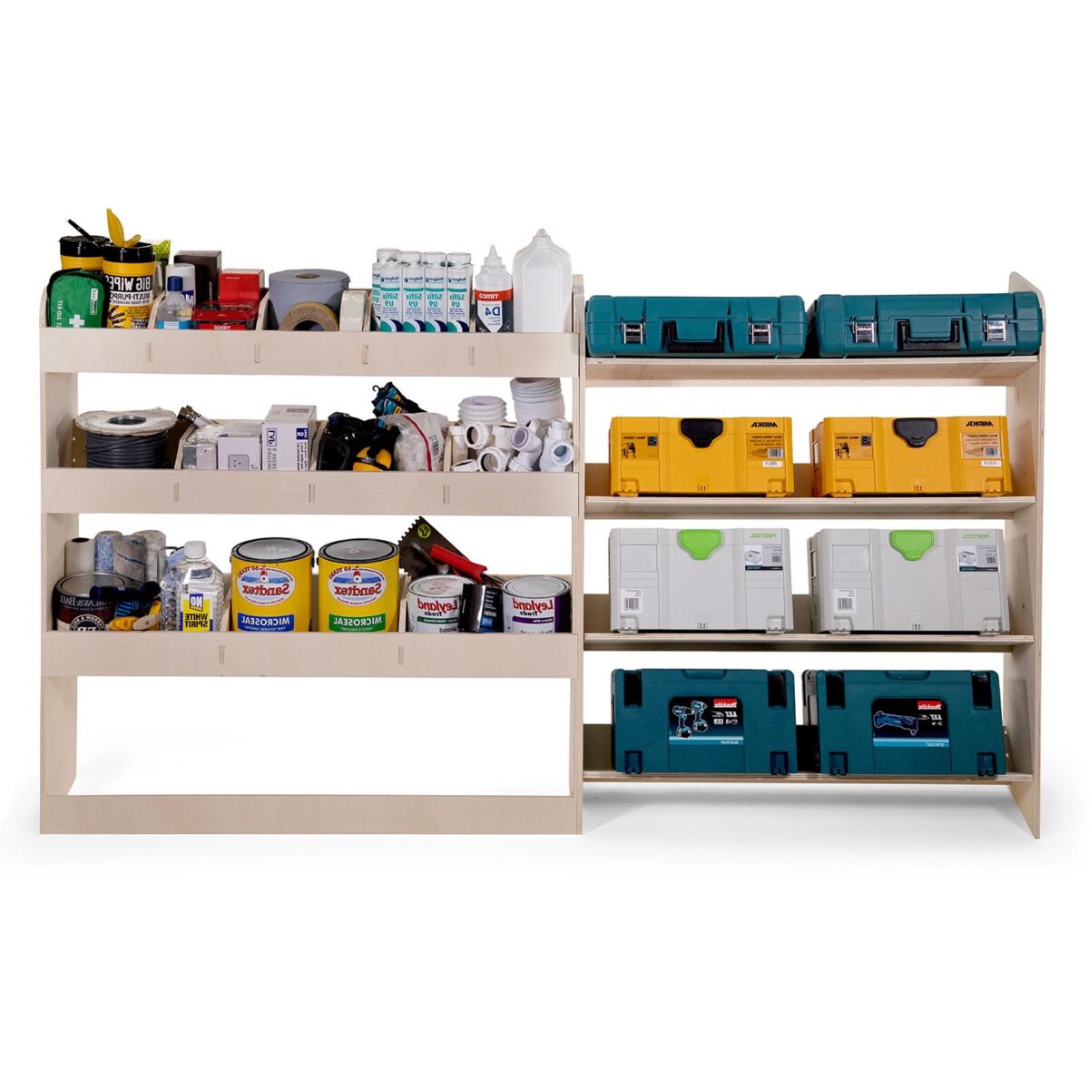 Étagère utilitaire pour Renault Trafic L2, 2015+ Étagère rangement pour boîte à outils et arrière – Image 6