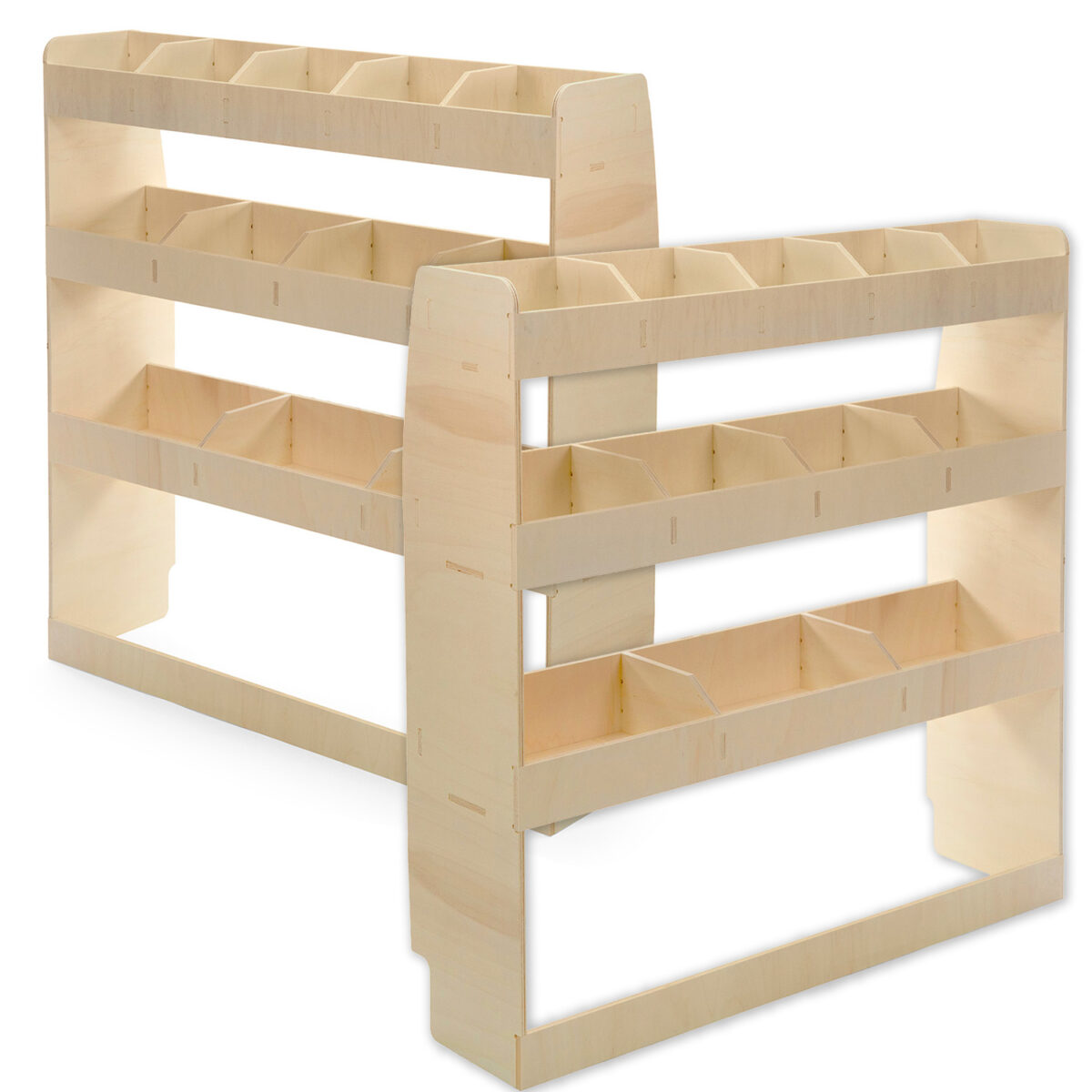 Étagère utilitaire pour Renault Trafic L2, 2015+ Étagères rangements arrière doubles – Image 4