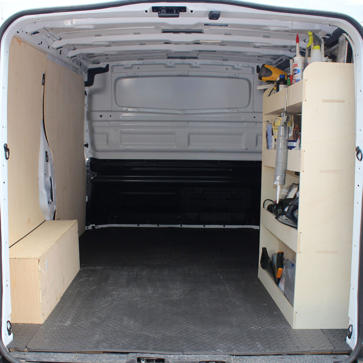 Étagère utilitaire pour Renault Trafic L1, 2015+ Étagère rangement arrière côté passager du fourgon – Image 3