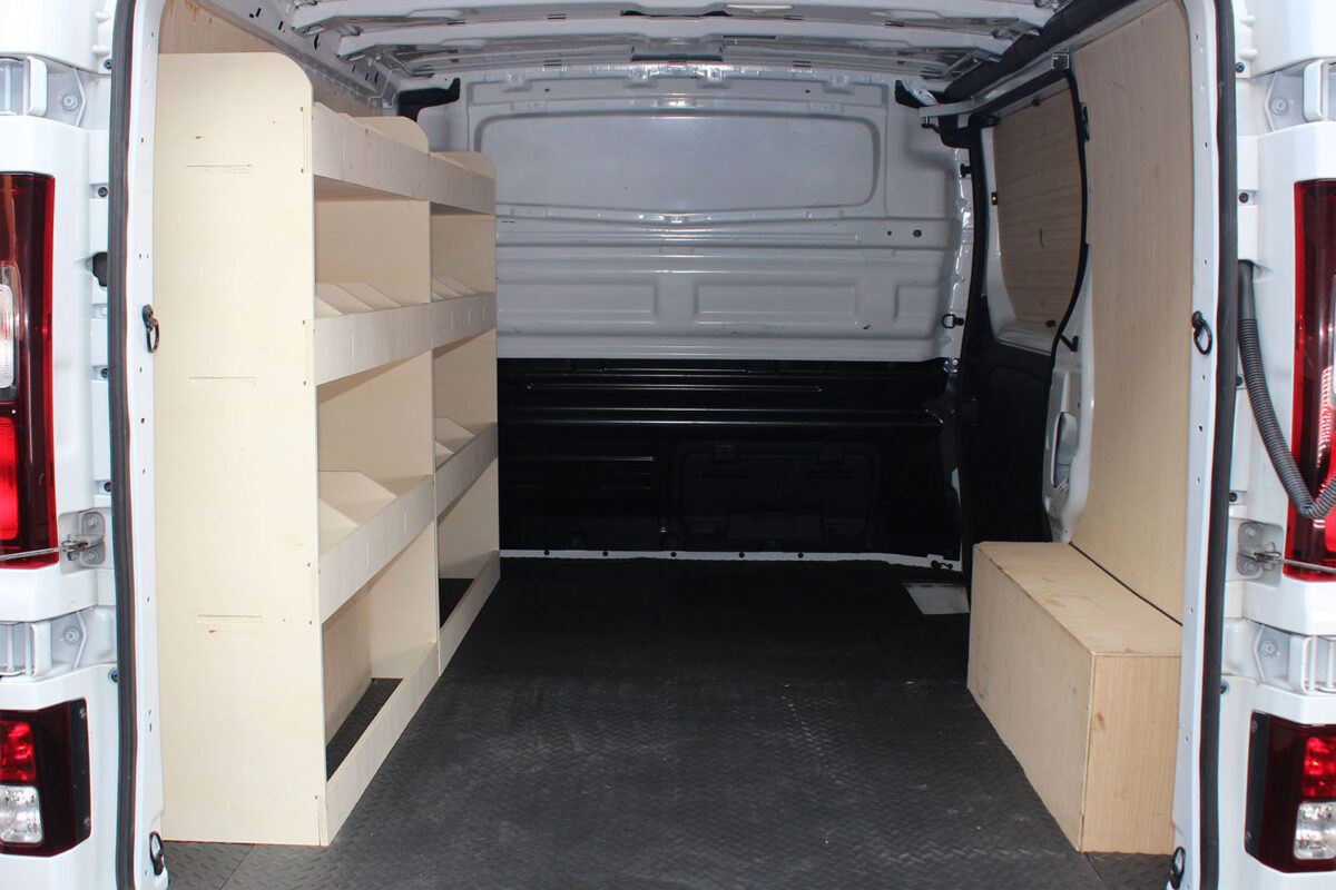 Étagère utilitaire pour Renault Trafic L2, 2015+ Étagères rangements intégrales côté conducteur du fourgon – Image 3