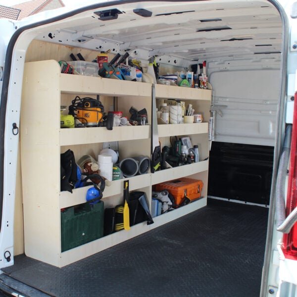 Étagère utilitaire pour Renault Trafic L1, 2015+ Étagères rangements intégrales côté conducteur du fourgon – Image 2