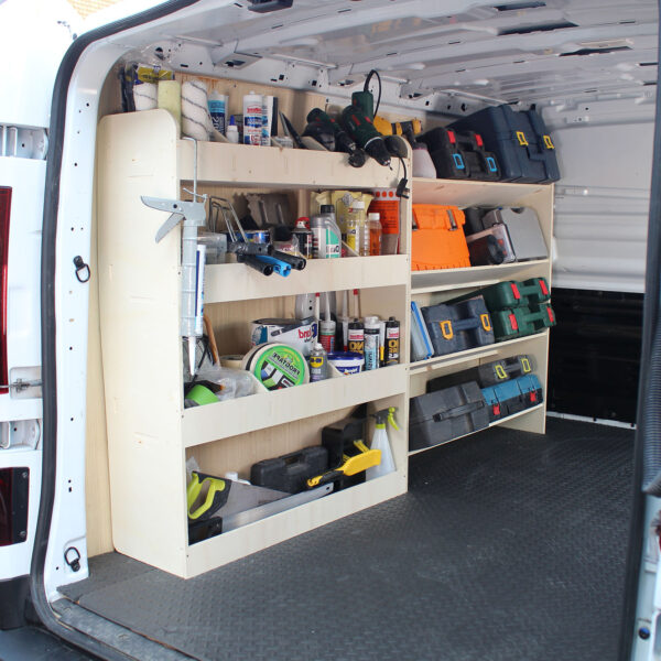 Étagère utilitaire pour Renault Trafic L1, 2015+ Étagère rangement pour boîte à outils et arrière – Image 3