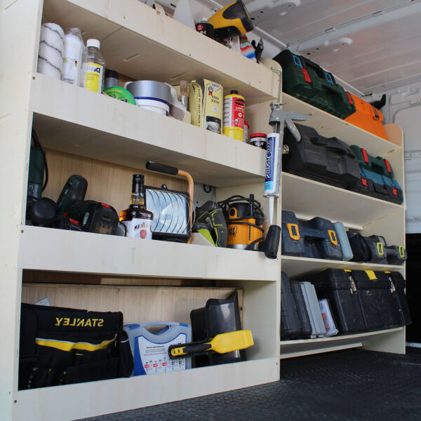 Étagère utilitaire pour Renault Trafic L1, 2015+ Étagère rangement pour boîte à outils et arrière – Image 4