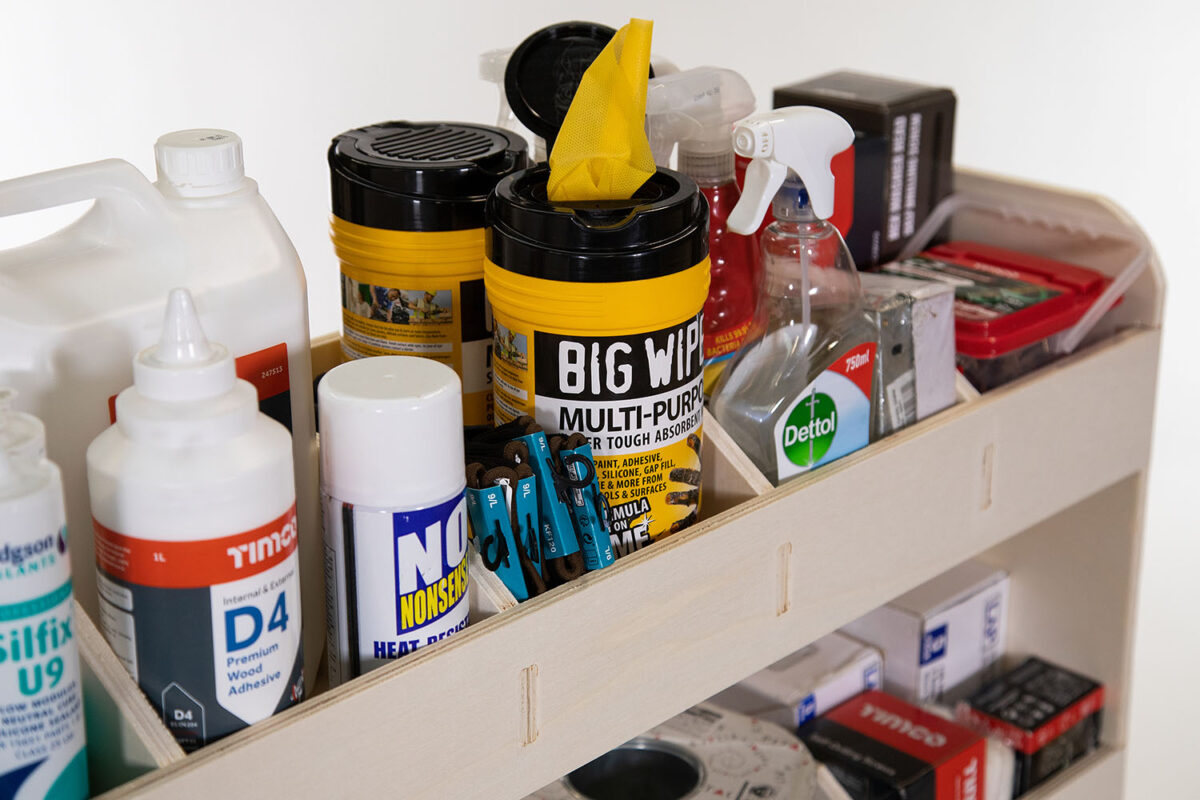 Étagère utilitaire pour Fiat Scudo Standard, 2022+ Étagère rangement arrière côté conducteur du fourgon – Image 7