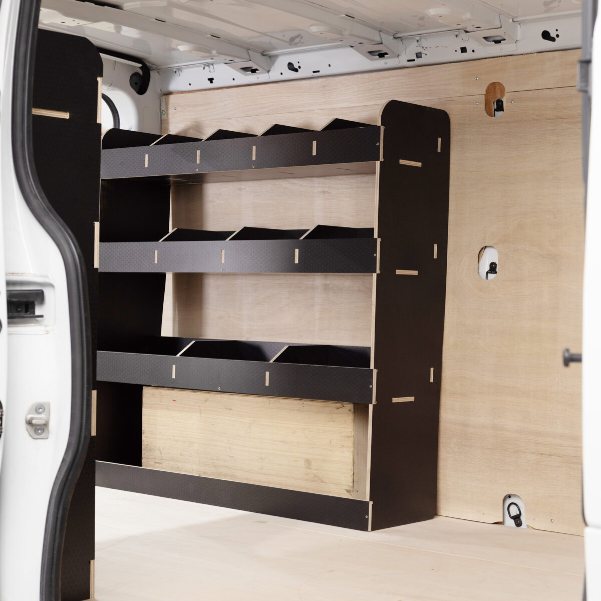 Renault Trafic L2 2015+ Panneau Phénolique Étagères arrière doubles – Image 4