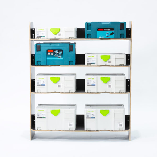 Étagère utilitaire pour Ford Transit Custom L1 et L2, 2024+ Panneau Phénolique Étagère rangement pour boîte à outils Festool – Image 8