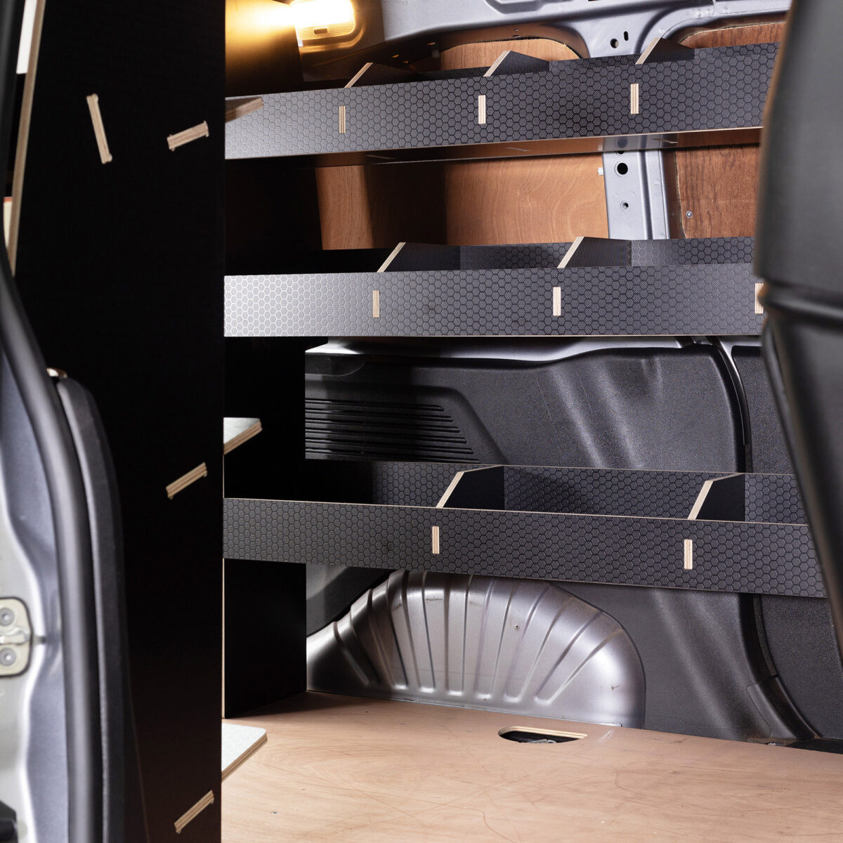 Fiat Doblo L1 2022+ Panneau Phénolique Étagères arrière doubles – Image 7