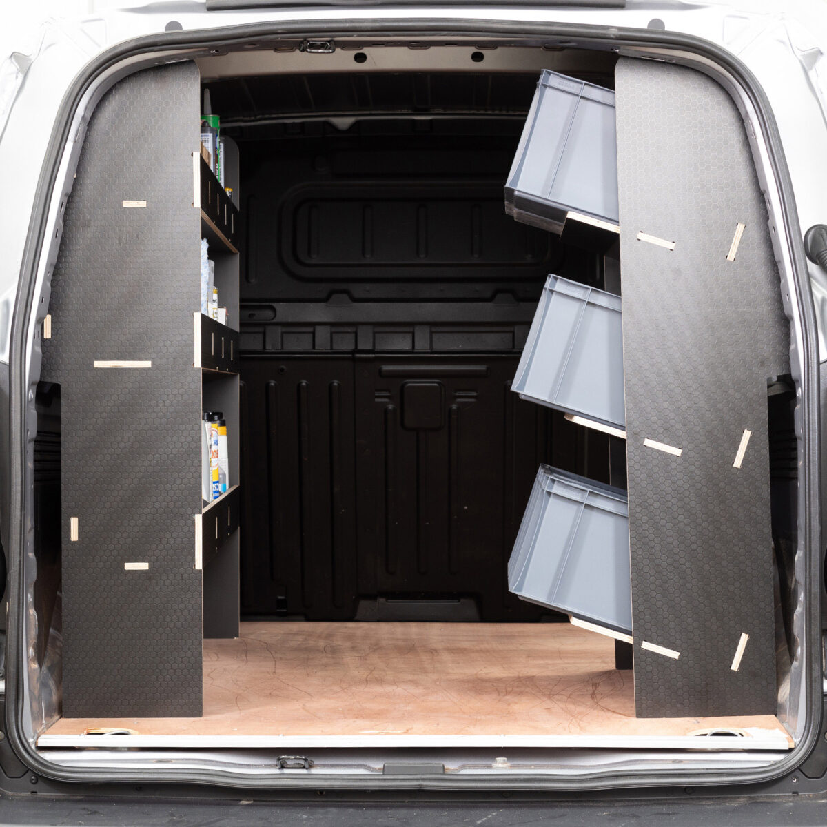 Fiat Doblo L1 2022+ Panneau Phénolique Étagères arrière doubles – Image 9