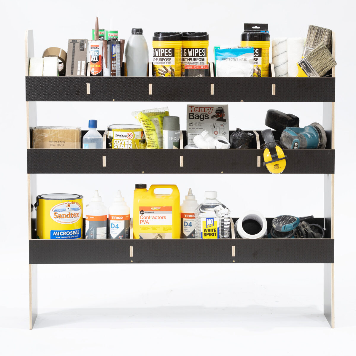 Fiat Doblo L1 2022+ Panneau Phénolique Étagères arrière doubles – Image 12