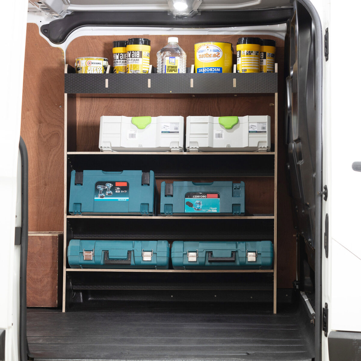 Citroen Jumpy L2 & L3 (M & XL) 2016+ Panneau Phénolique Étagère pour boîte à outils – Image 1