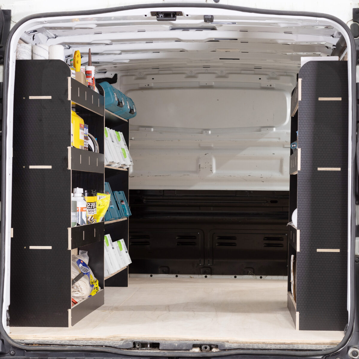 Opel Vivaro L2 2014-19 Panneau Phénolique Unités de rayonnage triple – Image 2