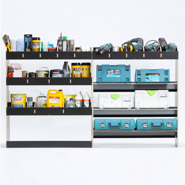 Ford Transit Custom L2 2012-23 Panneau Phénolique Unités de rayonnage triple – Image 7