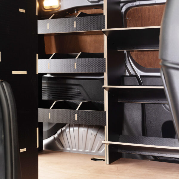 Fiat Doblo L1 2022+ Panneau Phénolique Unités de rayonnage triple – Image 5