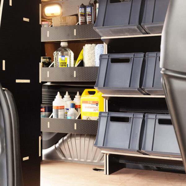 Fiat Doblo L1 2022+ Panneau Phénolique Unités de rayonnage triple – Image 3