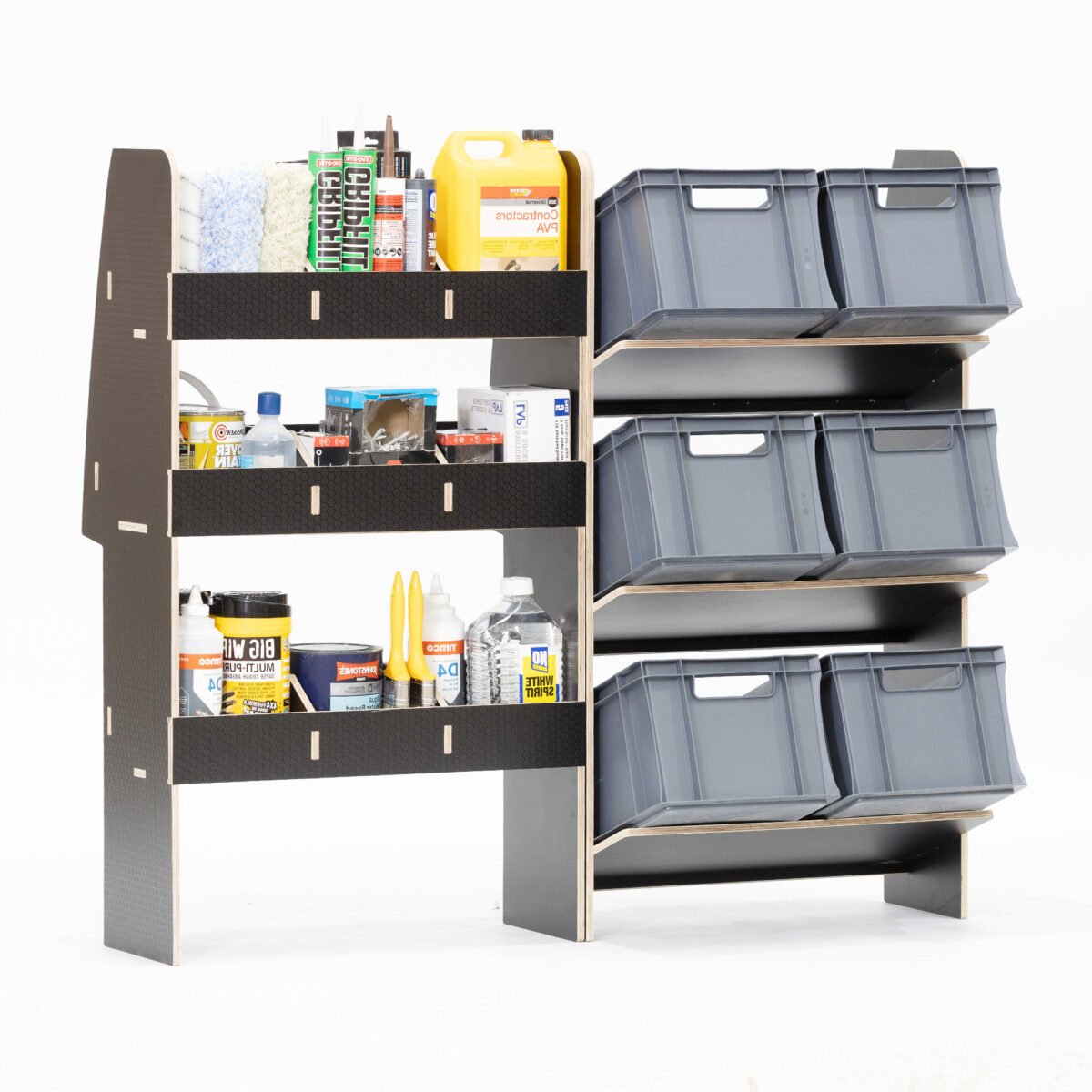 Citroen Berlingo L1 (M) 2019+ Panneau Phénolique Étagères intégrales côté conducteur pour fourgon – Image 9