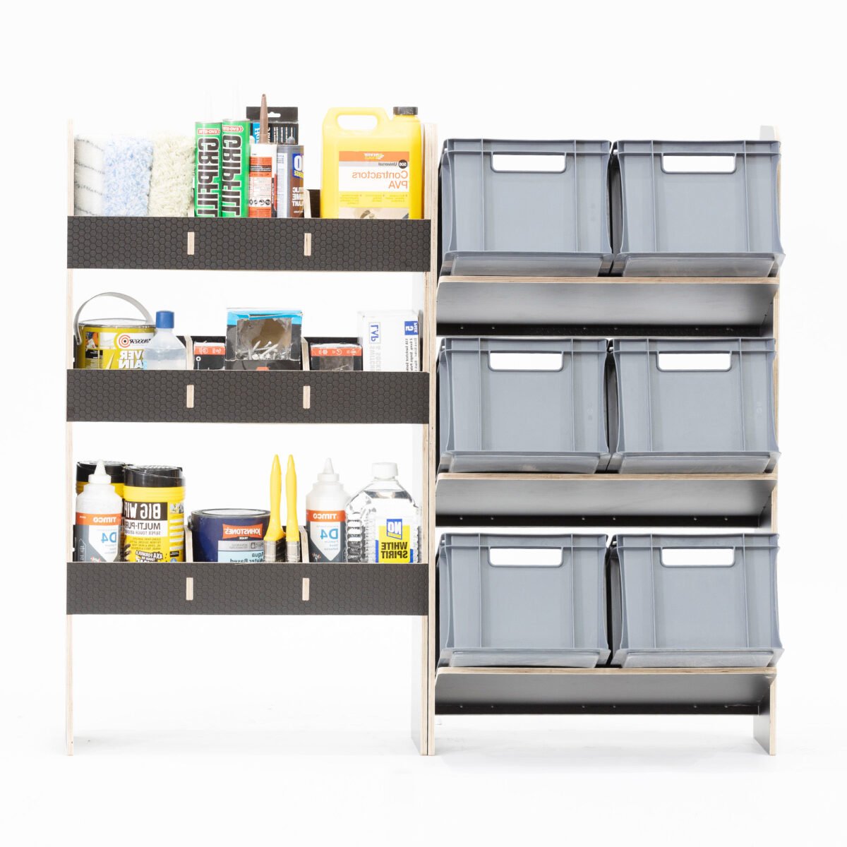 Citroen Berlingo L1 (M) 2019+ Panneau Phénolique Étagères intégrales côté conducteur pour fourgon – Image 7