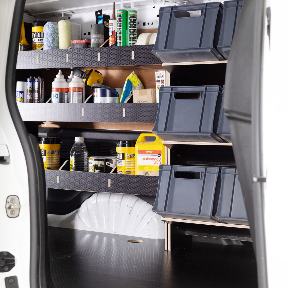 Peugeot Partner L2 (Long) 2019+ Panneau Phénolique Étagère pour boîte à outils et arrière – Image 3