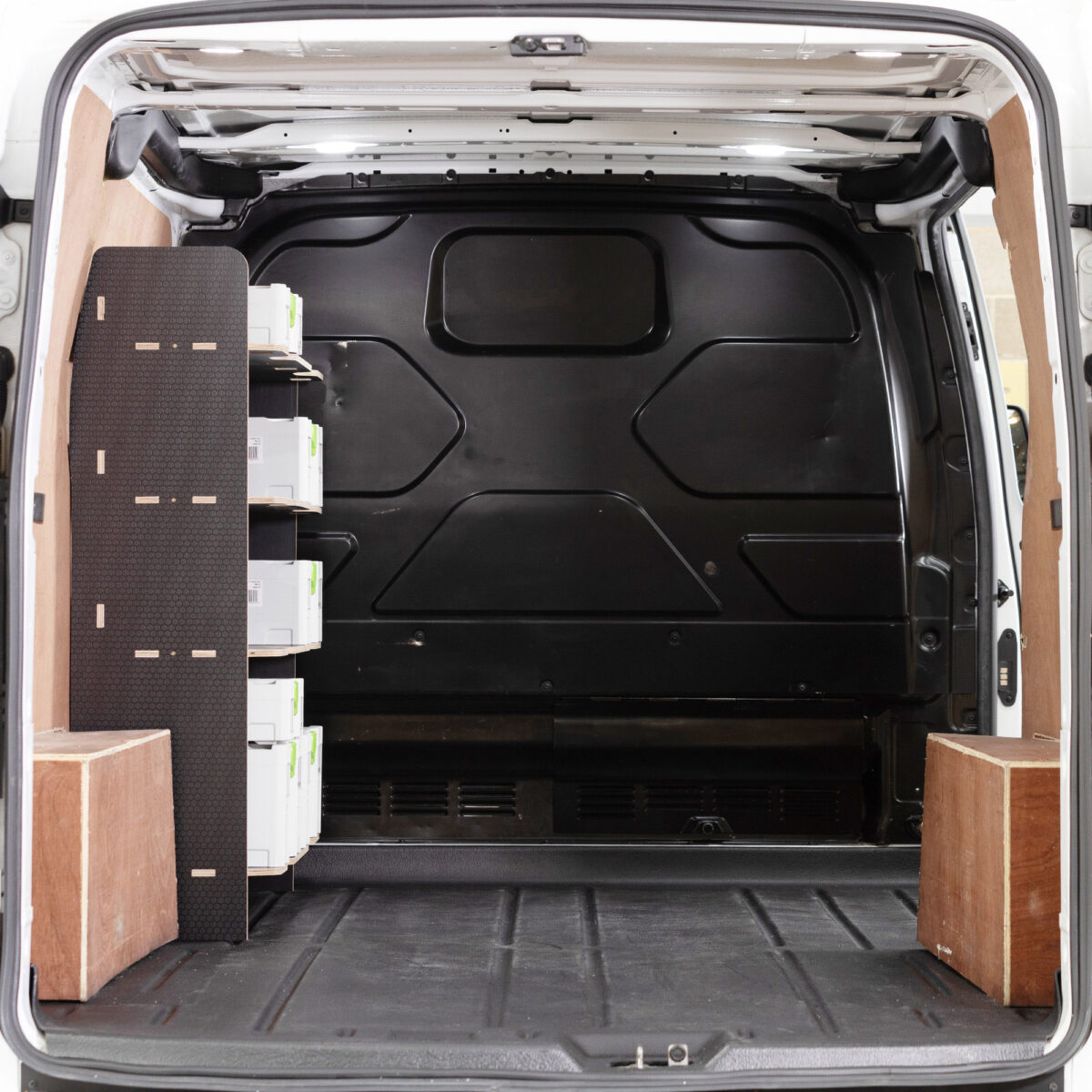 Étagère utilitaire pour Ford Transit Custom L1 et L2, 2024+ Panneau Phénolique Étagère rangement pour boîte à outils Festool – Image 3