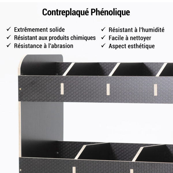 Renault Trafic L1 2015+ Panneau Phénolique Étagère arrière côté passager pour fourgon – Image 4