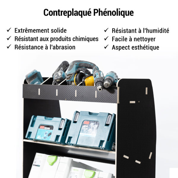 Toyota Proace L3 2016+ Panneau Phénolique Étagère pour boîte à outils et arrière – Image 9