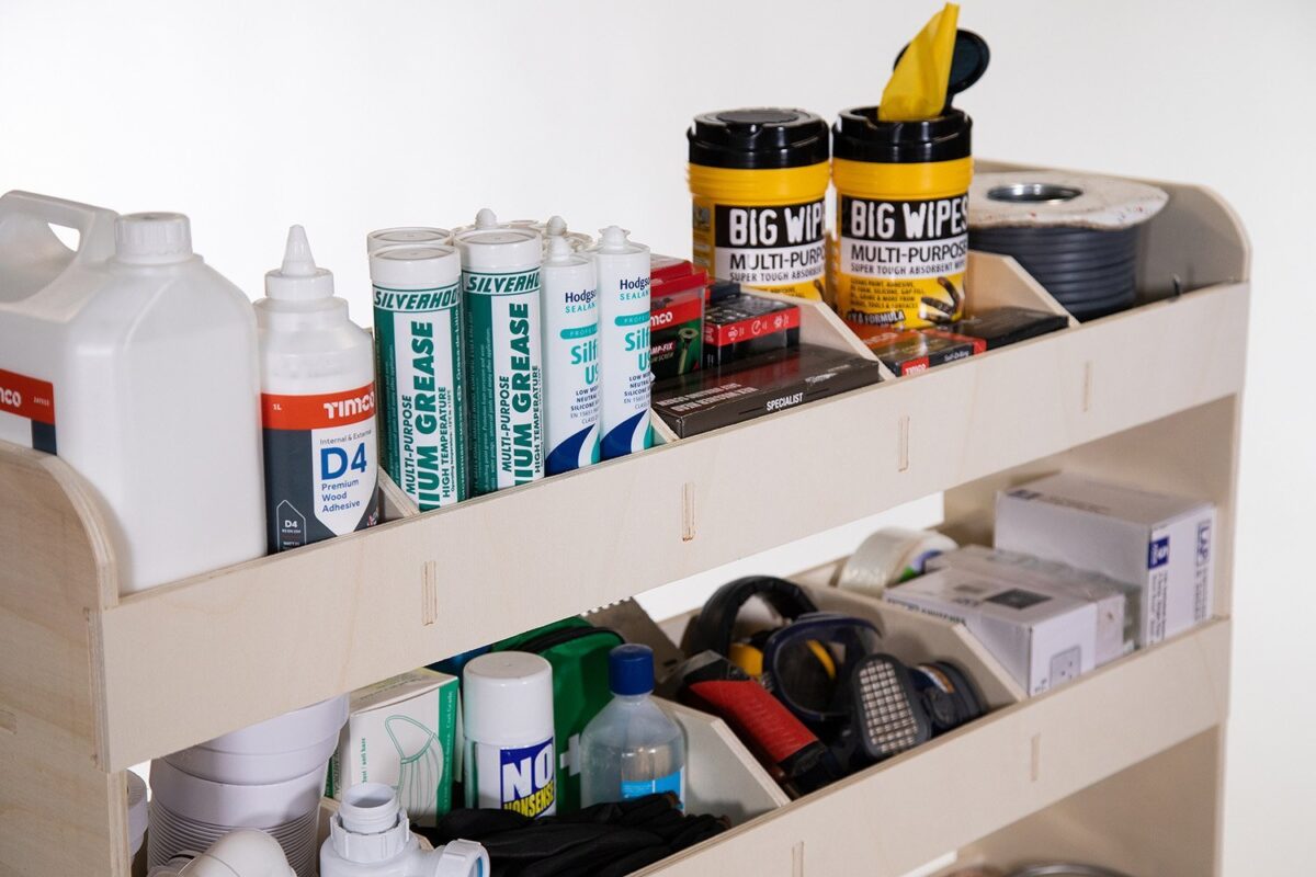 Étagère utilitaire pour Nissan Primastar L2 2001-14 Étagère rangement arrière côté passager du fourgon – Image 6