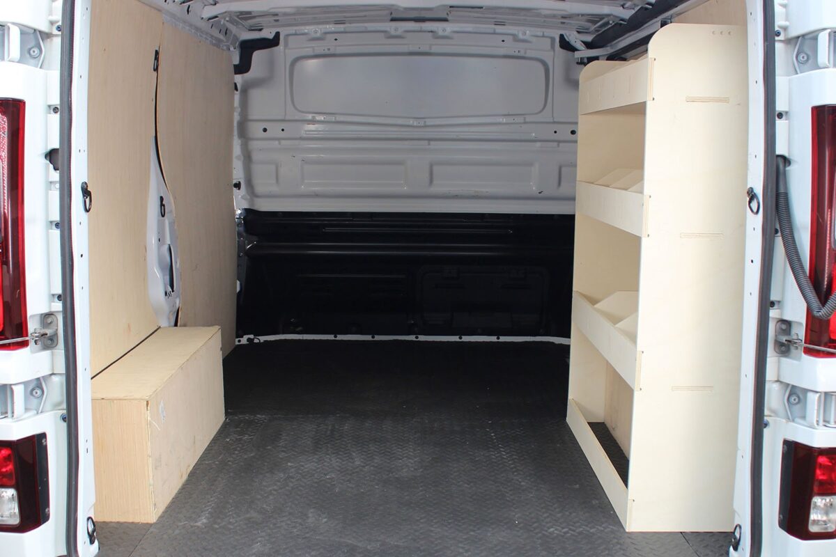 Étagère utilitaire pour Nissan Primastar L2 2001-14 Étagère rangement arrière côté passager du fourgon – Image 3