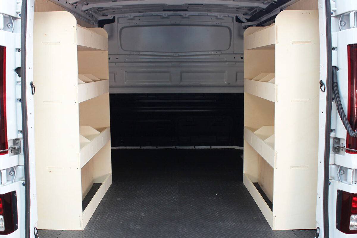 Étagère utilitaire pour Nissan Primastar L2 2001-14 Étagères rangements arrière doubles – Image 2