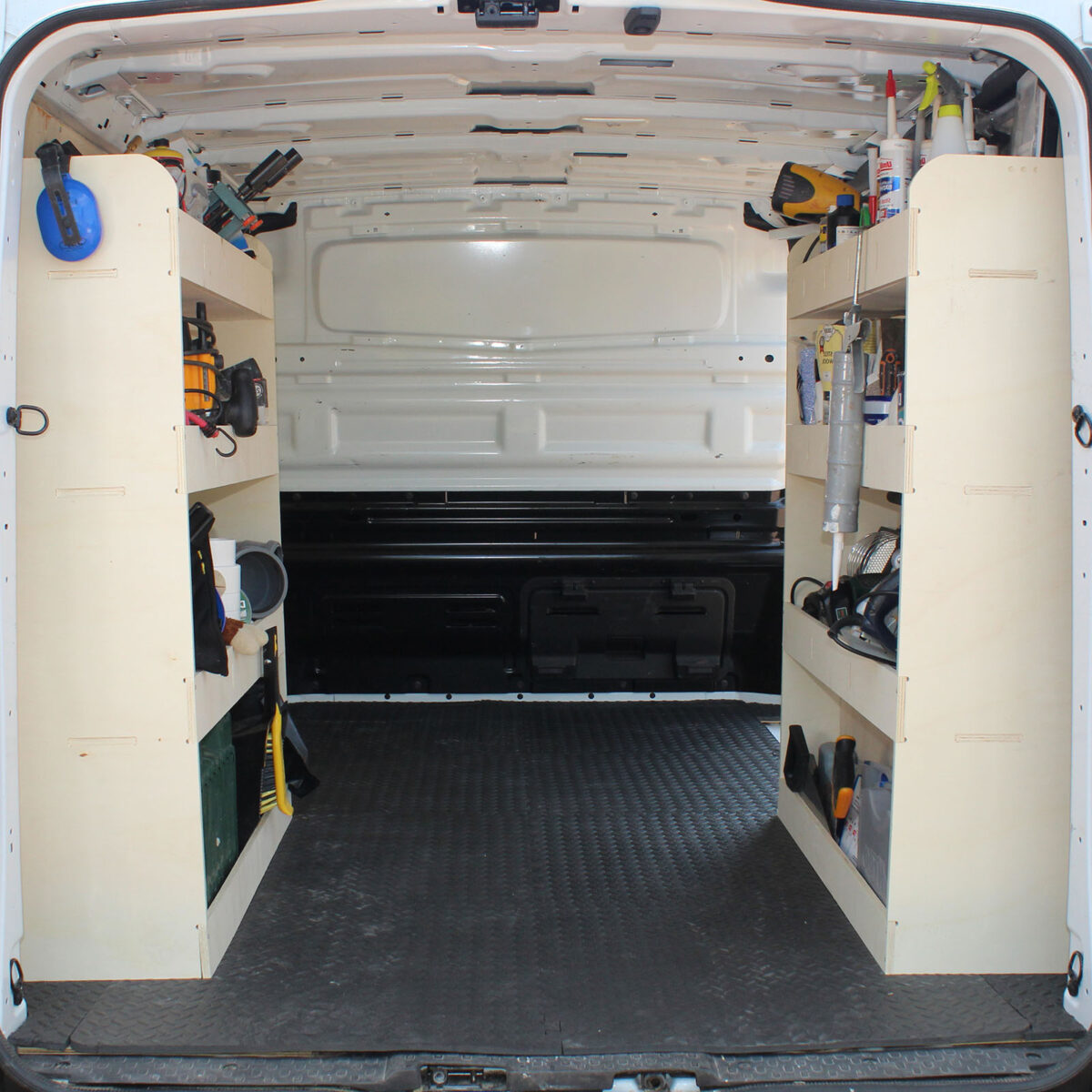 Étagère utilitaire pour Nissan Primastar L1 2001-14 Étagères rangements arrière doubles – Image 1