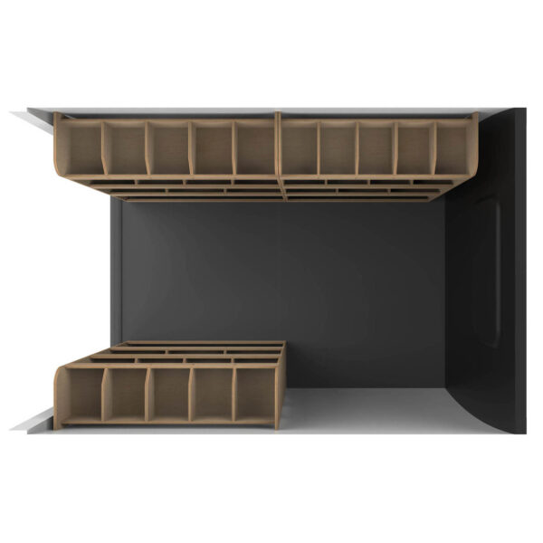 Étagère utilitaire pour Mercedes Vito L3 2003-23 Unités de rayonnage triple – Image 8