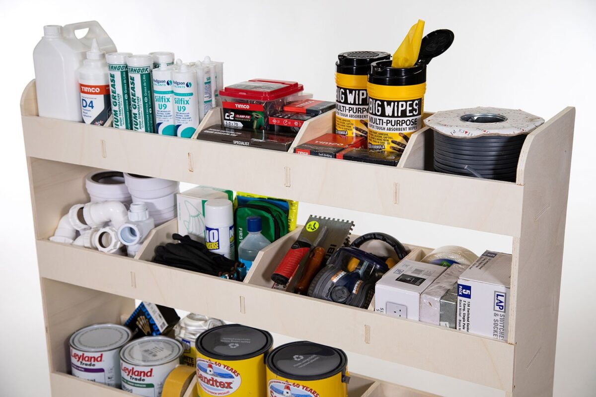 Étagère utilitaire pour Mercedes Vito L3 2003-23 Étagères rangements arrière doubles – Image 6