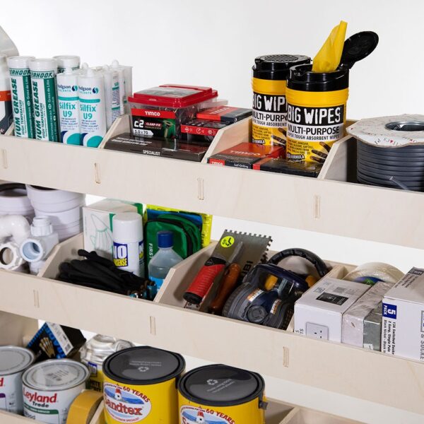 Étagère utilitaire pour Mercedes Vito L3 2003-23 Étagères rangements arrière doubles – Image 6