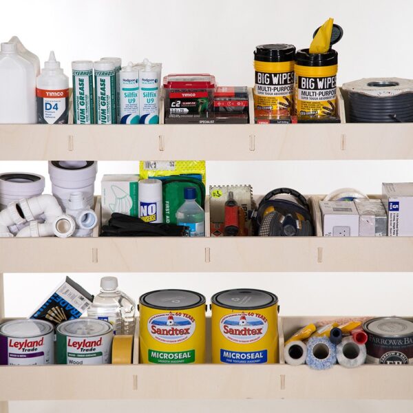 Étagère utilitaire pour Mercedes Vito L3 2003-23 Étagères rangements arrière doubles – Image 7